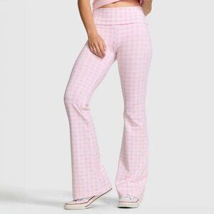 Victoria's Secret PINK x LoveShackFancy Cotton Foldover Leggings (Icon Gingham)
